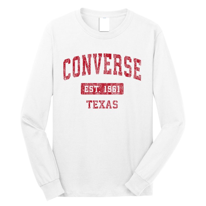 Conversetexas Tx Vintage Sports Long Sleeve Shirt