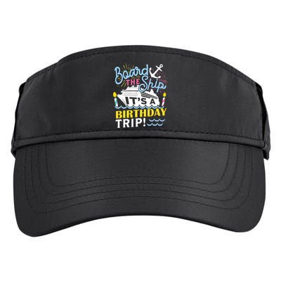Cruise Trip Vacation Gift - Birthday Cruise Adult Drive Performance Visor