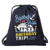 Cruise Trip Vacation Gift - Birthday Cruise Drawstring Bag