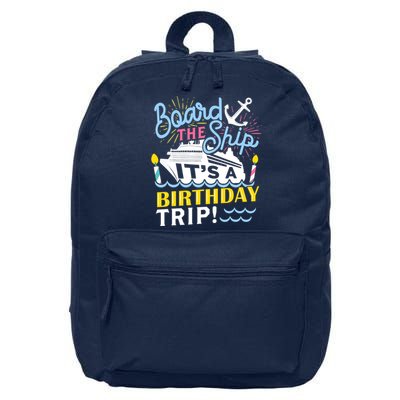 Cruise Trip Vacation Gift - Birthday Cruise 16 in Basic Backpack