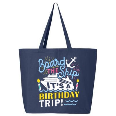 Cruise Trip Vacation Gift - Birthday Cruise 25L Jumbo Tote