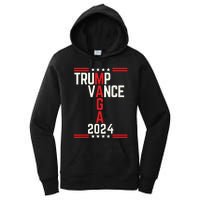 Classic Trump Vance 2024 Retro Stripe Trump Jd Vance Maga Women's Pullover Hoodie