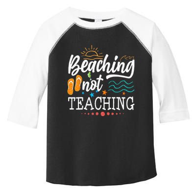 Cool Teacher Vacation Beaching Not Teaching Teacher Off Duty Toddler Fine Jersey T-Shirt