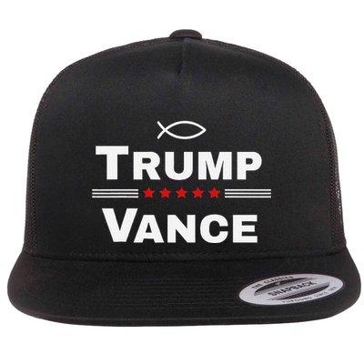 Christian Trump Vance 24 Campaign Flatbill Hat
