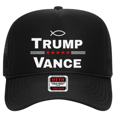 Christian Trump Vance 24 Campaign Trucker Hat