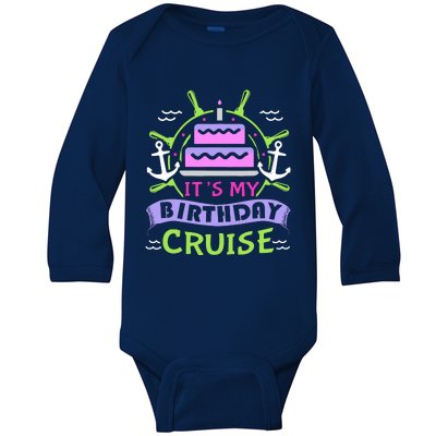 Cruise Trip Vacation Gift Birthday Cruise Baby Long Sleeve Bodysuit