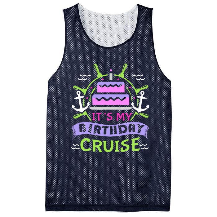 Cruise Trip Vacation Gift Birthday Cruise Mesh Reversible Basketball Jersey Tank