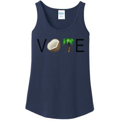 Coconut Tree Vote Funny Kamala Gift Ladies Essential Tank