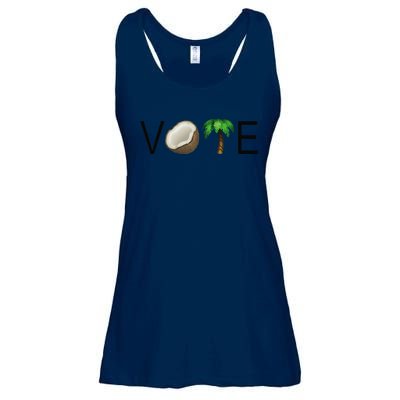 Coconut Tree Vote Funny Kamala Gift Ladies Essential Flowy Tank