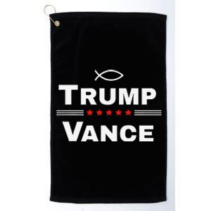 Christian Trump Vance 24 Campaign Platinum Collection Golf Towel