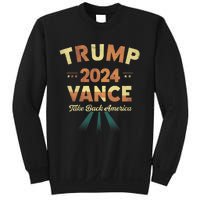 Cool Trump Vance 2024 Retro Design Trump President Sweatshirt