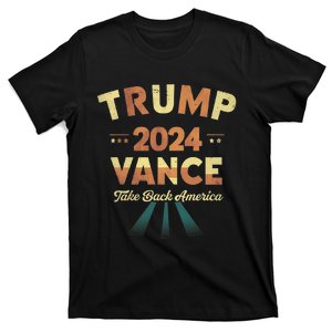 Cool Trump Vance 2024 Retro Design Trump President T-Shirt