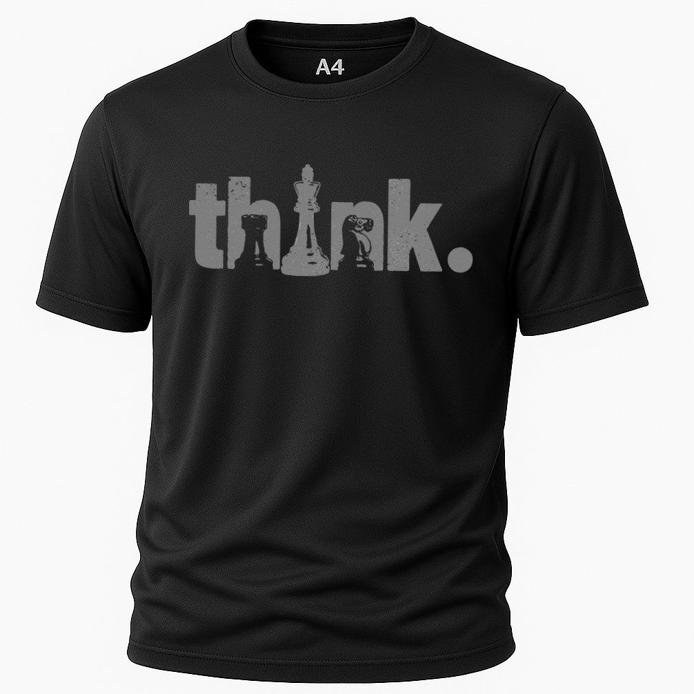 Chess Think Vintage Chess Master Club Chess Player Cooling Performance Crew T-Shirt
