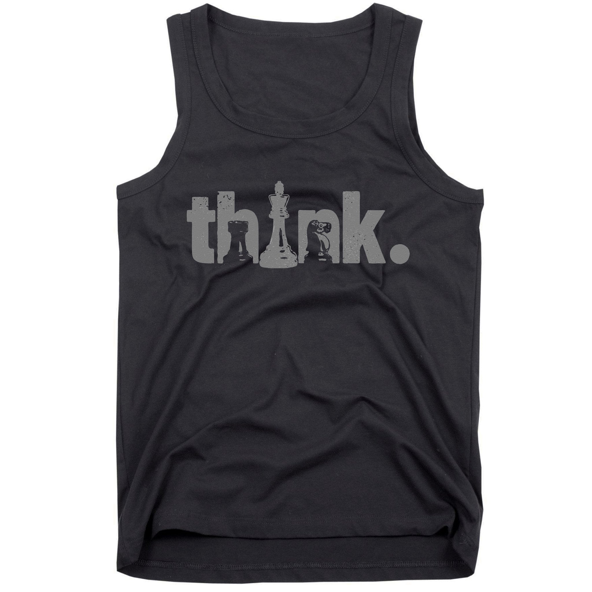 Chess Think Vintage Chess Master Club Chess Player Tank Top