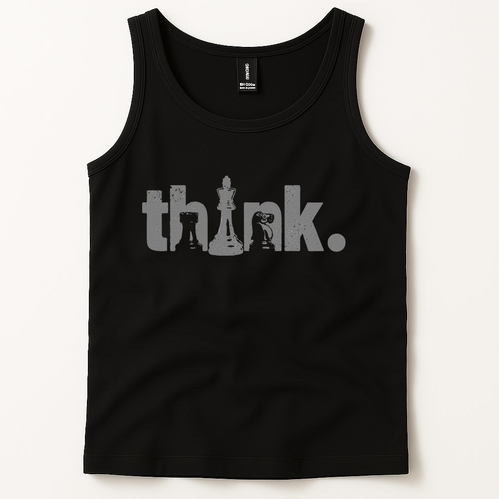 Chess Think Vintage Chess Master Club Chess Player Tank Top