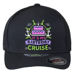 Cruise Trip Vacation Gift Birthday Cruise Flexfit Unipanel Trucker Cap