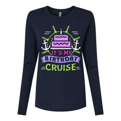 Cruise Trip Vacation Gift Birthday Cruise Womens Cotton Relaxed Long Sleeve T-Shirt