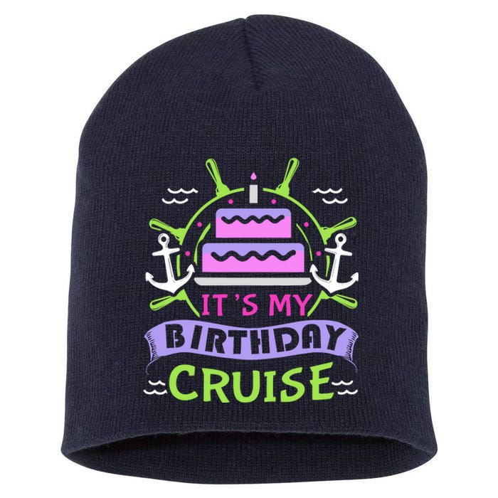 Cruise Trip Vacation Gift Birthday Cruise Short Acrylic Beanie