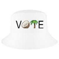 Coconut Tree Vote Funny Kamala Cool Comfort Performance Bucket Hat