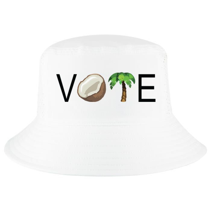 Coconut Tree Vote Funny Kamala Cool Comfort Performance Bucket Hat