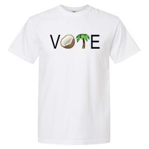 Coconut Tree Vote Funny Kamala Garment-Dyed Heavyweight T-Shirt