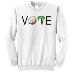 Coconut Tree Vote Funny Kamala Sweatshirt