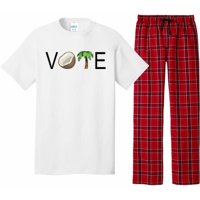 Coconut Tree Vote Funny Kamala Pajama Set