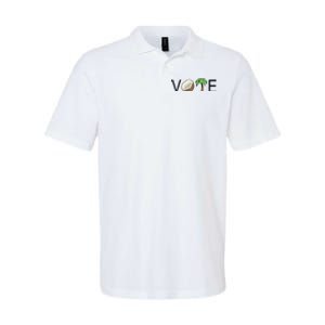 Coconut Tree Vote Funny Kamala Softstyle Adult Sport Polo