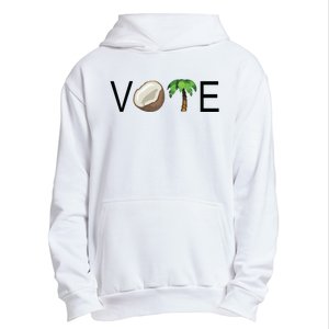 Coconut Tree Vote Funny Kamala Urban Pullover Hoodie