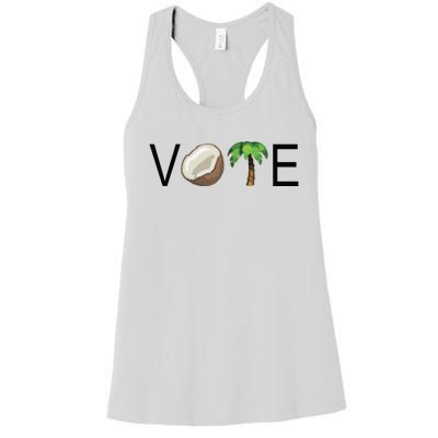 Coconut Tree Vote Funny Kamala Women's Racerback Tank