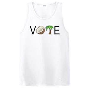 Coconut Tree Vote Funny Kamala PosiCharge Competitor Tank