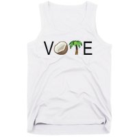 Coconut Tree Vote Funny Kamala Tank Top