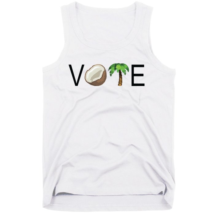 Coconut Tree Vote Funny Kamala Tank Top