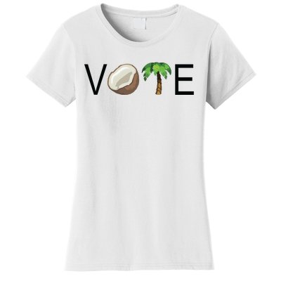 Coconut Tree Vote Funny Kamala Women's T-Shirt