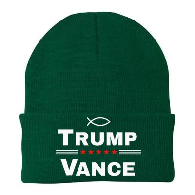 Christian Trump Vance 24 Campaign Knit Cap Winter Beanie