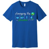 Changing The World One Phoneme At A Time Teacher Premium T-Shirt