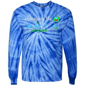 Changing The World One Phoneme At A Time Teacher Tie-Dye Long Sleeve Shirt