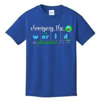 Changing The World One Phoneme At A Time Teacher Kids T-Shirt