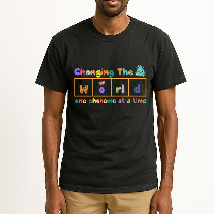 Changing The World One Phoneme At A Time Science Of Reading Tall T-Shirt