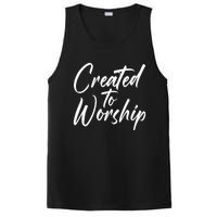 Created To Worship Worship Religious PosiCharge Competitor Tank