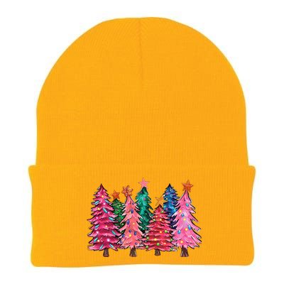 Christmas Tree With Led Light Pine Tree Xmas Light Camping  Knit Cap Winter Beanie