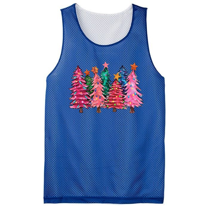 Christmas Tree With Led Light Pine Tree Xmas Light Camping  Mesh Reversible Basketball Jersey Tank