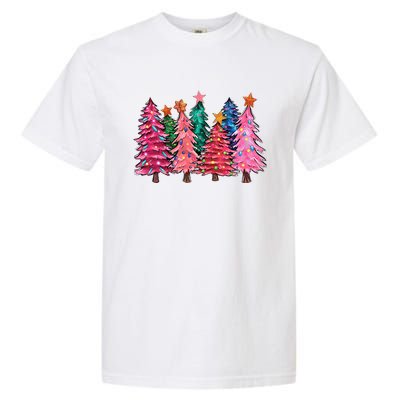 Christmas Tree With Led Light Pine Tree Xmas Light Camping  Garment-Dyed Heavyweight T-Shirt