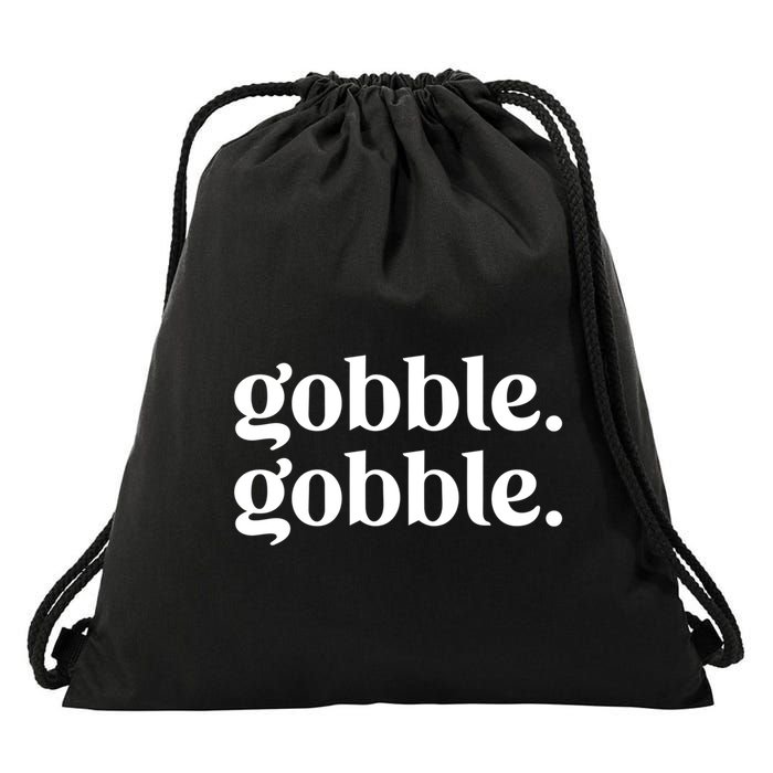 Celebrate Thanksgiving With This Funny Gobble Gobble Fall De Gift Drawstring Bag