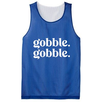 Celebrate Thanksgiving With This Funny Gobble Gobble Fall De Gift Mesh Reversible Basketball Jersey Tank