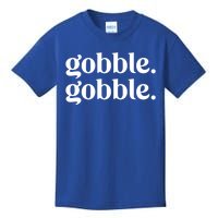 Celebrate Thanksgiving With This Funny Gobble Gobble Fall De Gift Kids T-Shirt