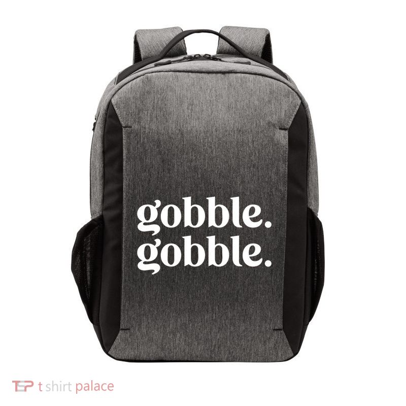 Celebrate Thanksgiving With This Funny Gobble Gobble Fall De Gift Vector Backpack