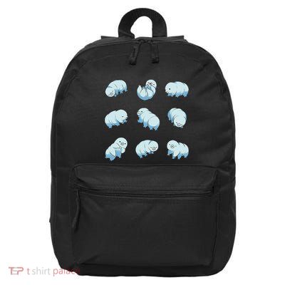 Cute Tardigrade Water Bears 16 in Basic Backpack