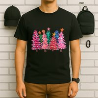 Christmas Tree With Led Light Pine Tree Xmas Light Camping T-Shirt