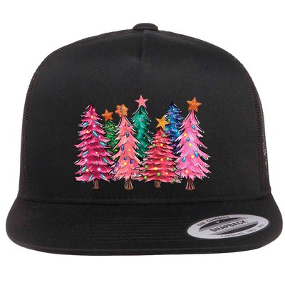 Christmas Tree With Led Light Pine Tree Xmas Light Camping Flatbill Hat